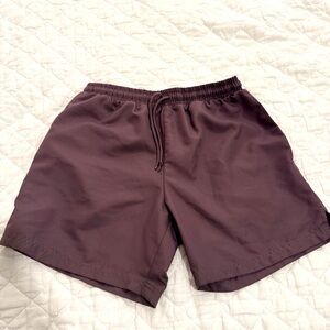 BCG Women’s Athletic Running Shorts Small Mauve Purple Drawstring Activewear